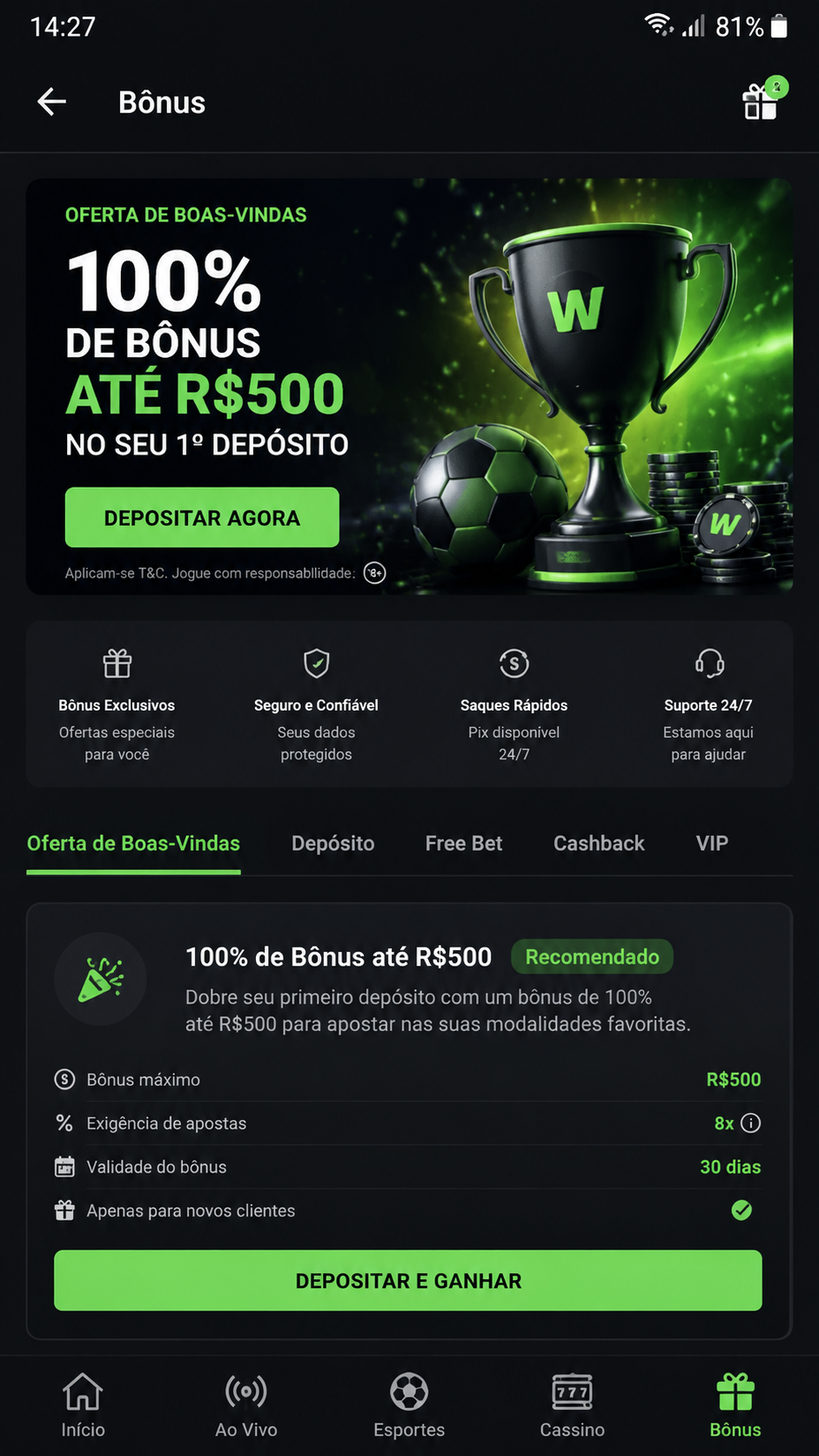 Winok screenshot