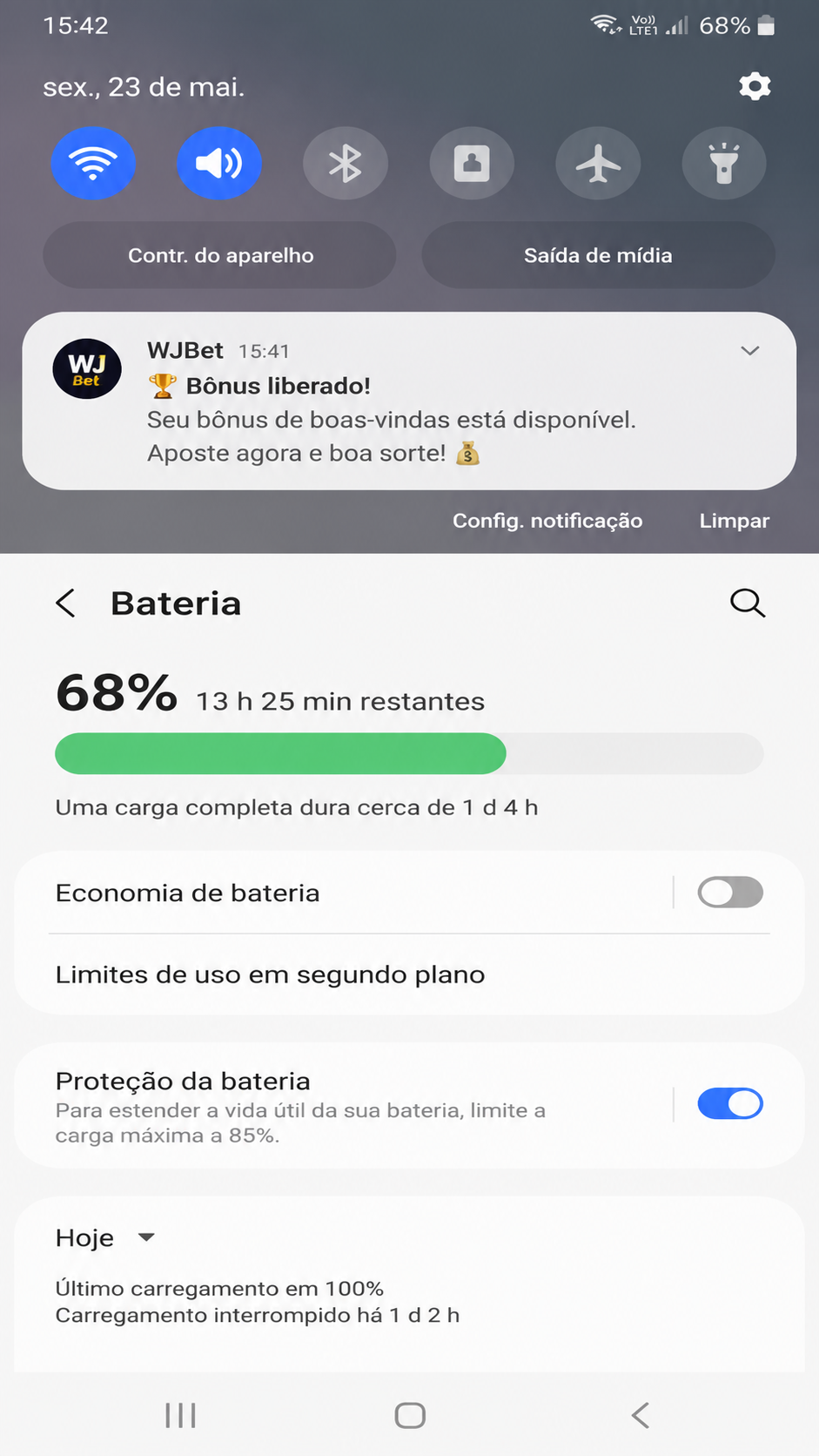WJBet screenshot