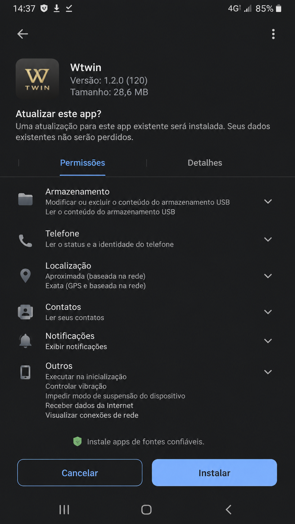 Wtwin screenshot