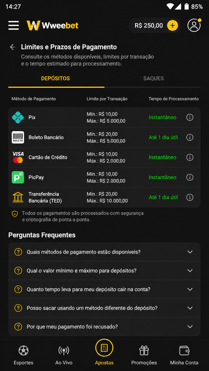 Wweebet screenshot
