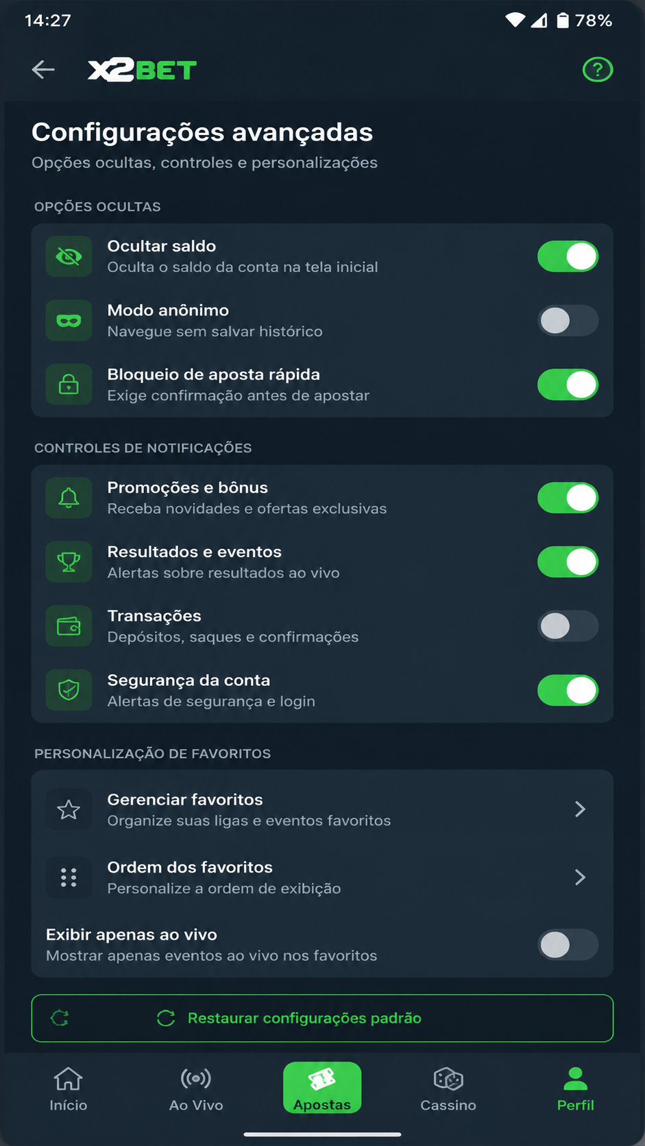 x2bet screenshot