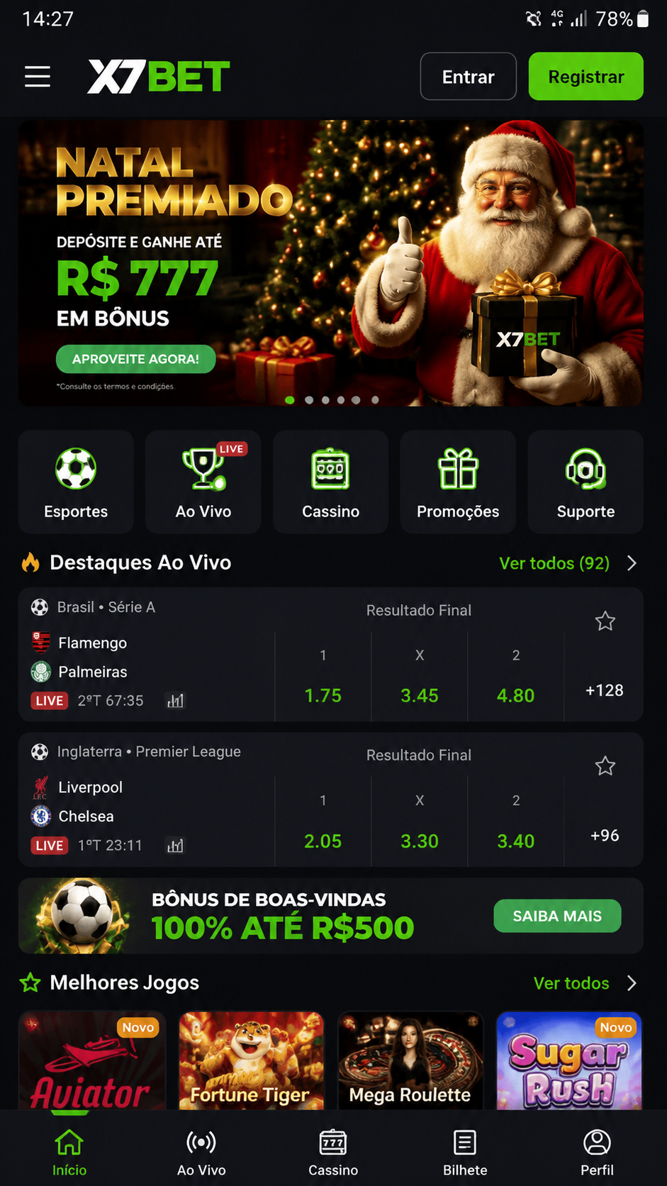 x7bet screenshot