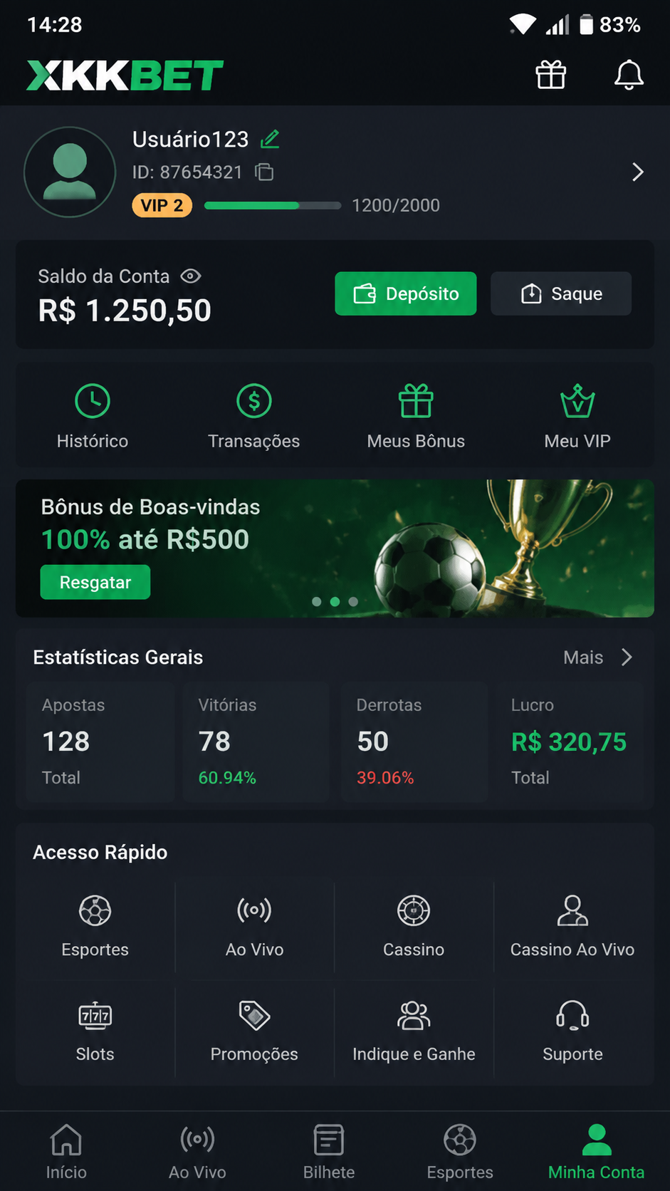 xkkbet screenshot
