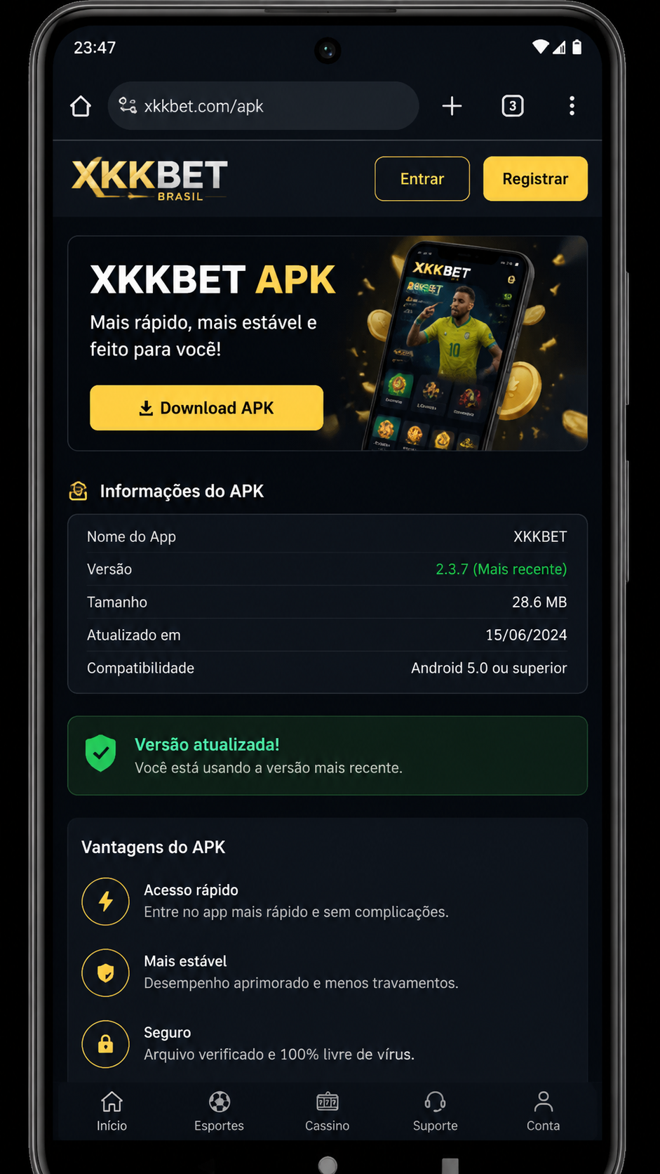 xkkbet screenshot
