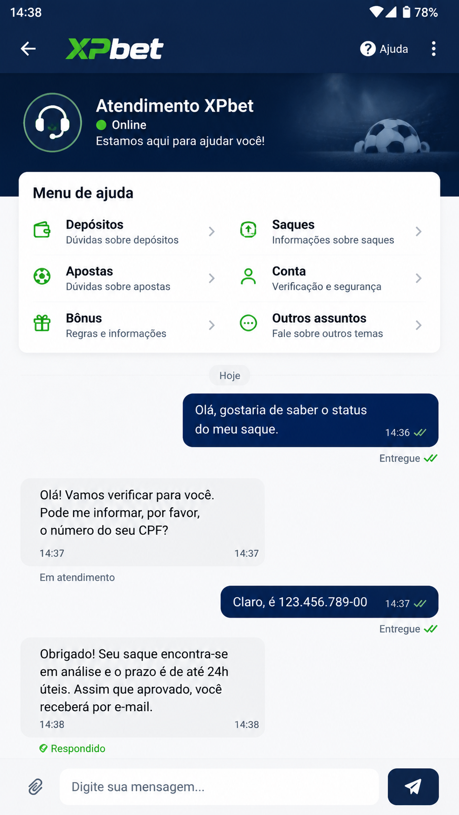 xpbet screenshot
