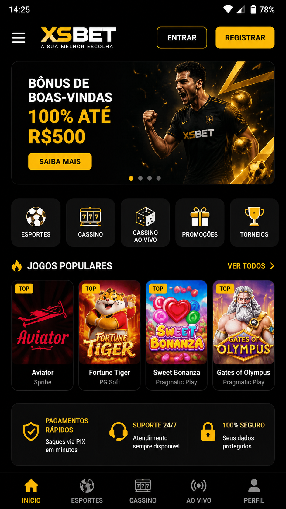 xsbet screenshot