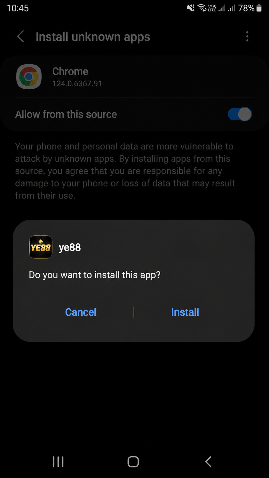 ye88 screenshot