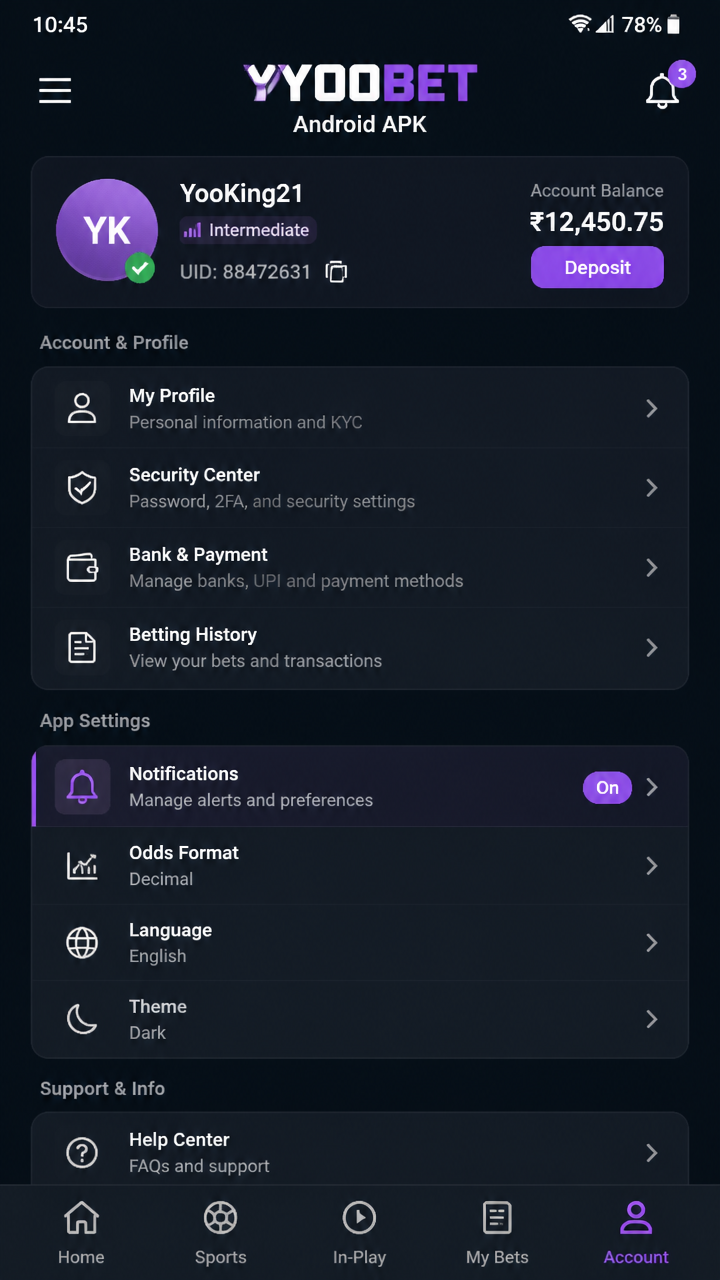 yyoobet screenshot
