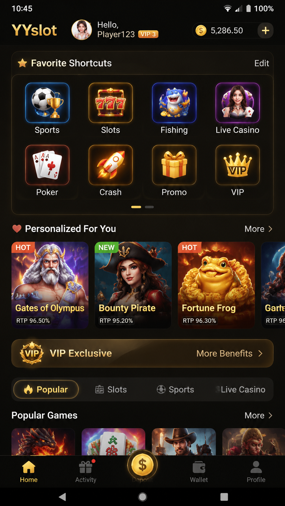 yyslot screenshot