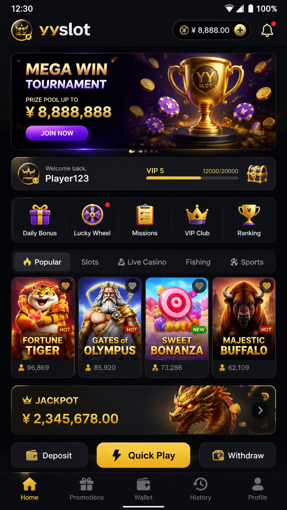 yyslot screenshot