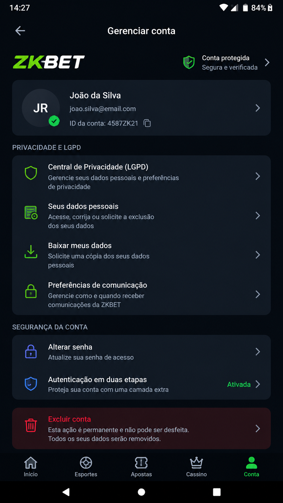zkbet screenshot