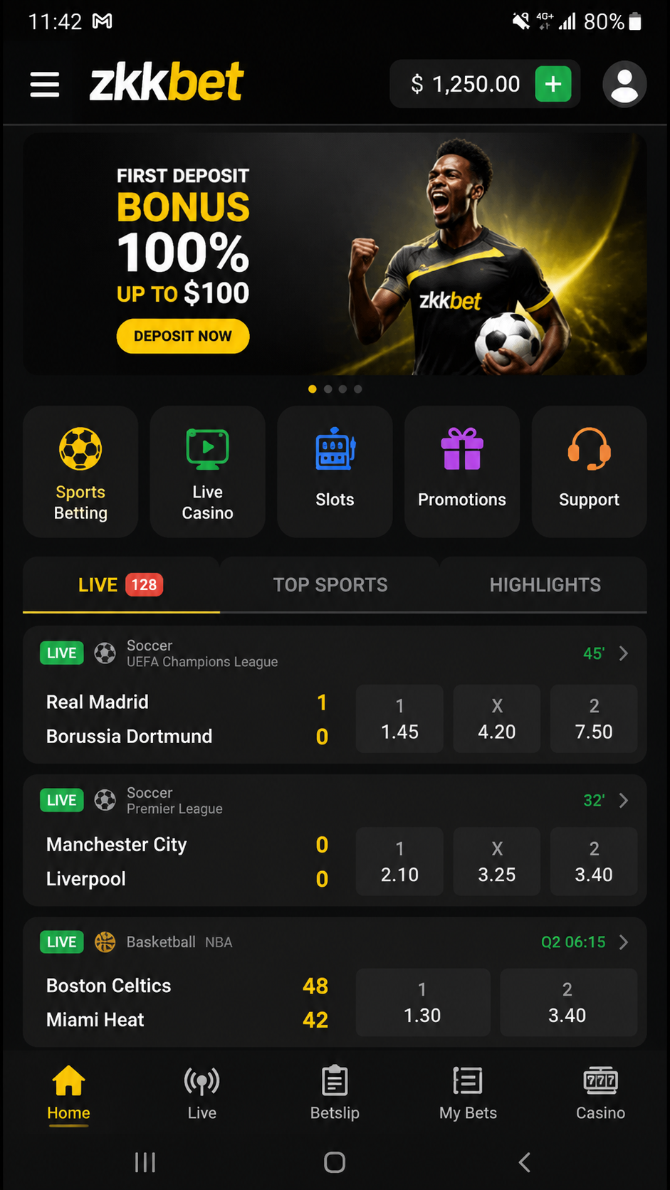 zkkbet screenshot