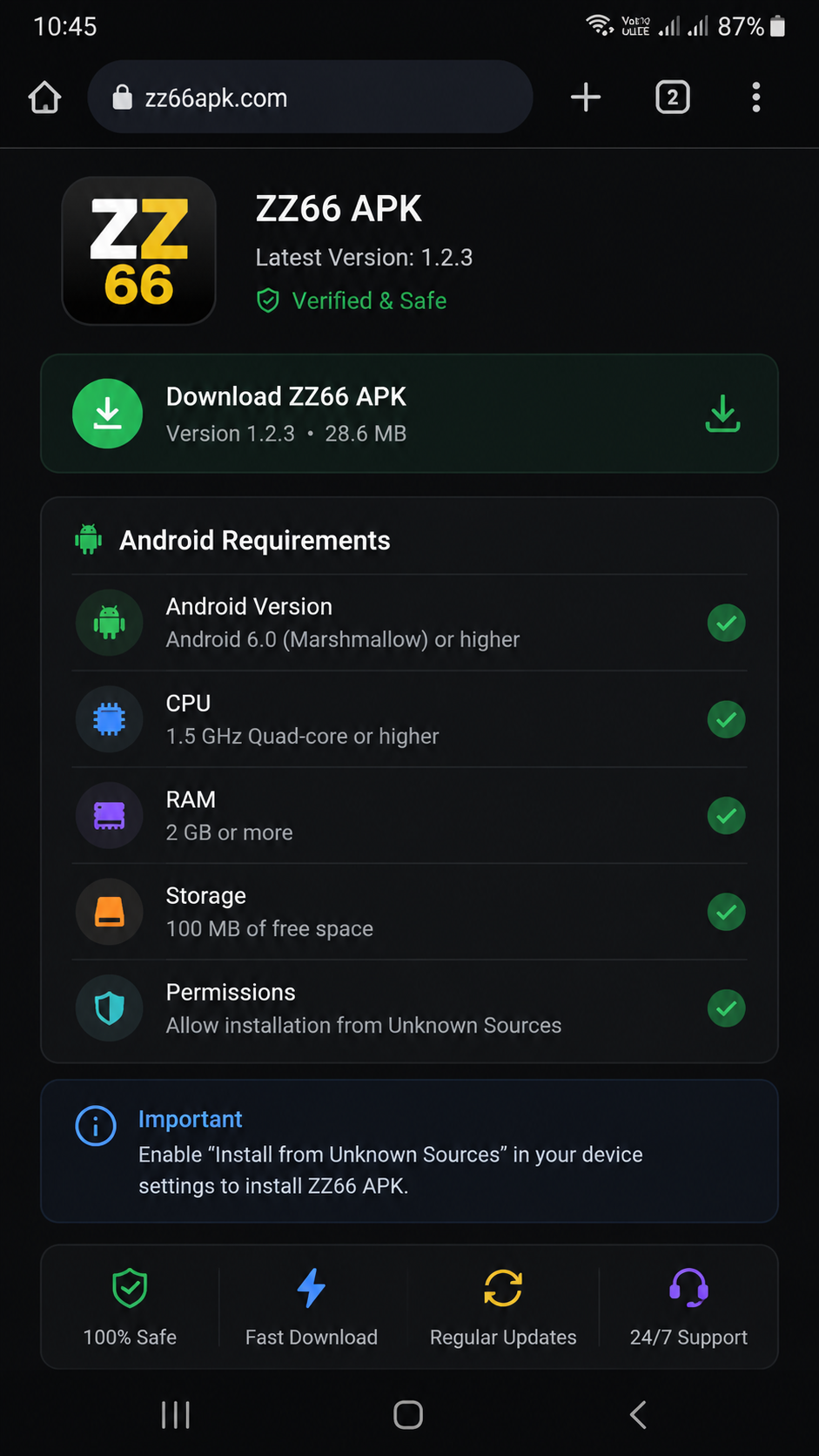 zz66 screenshot